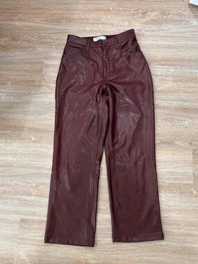 Brand new Abercrombie leather pants